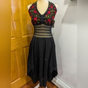 Mexican Artesanía Halter Dress